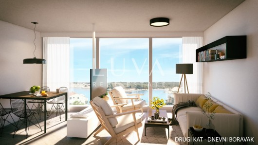 Pag, Šimuni, kuća u nizu 156,87m2 NKP, novogradnja na prodaju