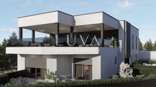 Zagreb, Gračani, moderna novogradnja, stan S1 s vrtom, NKP 84,41 m2